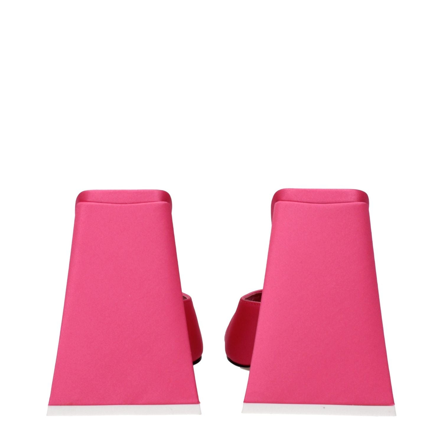 The Attico Pink Fabric Platform Sandals