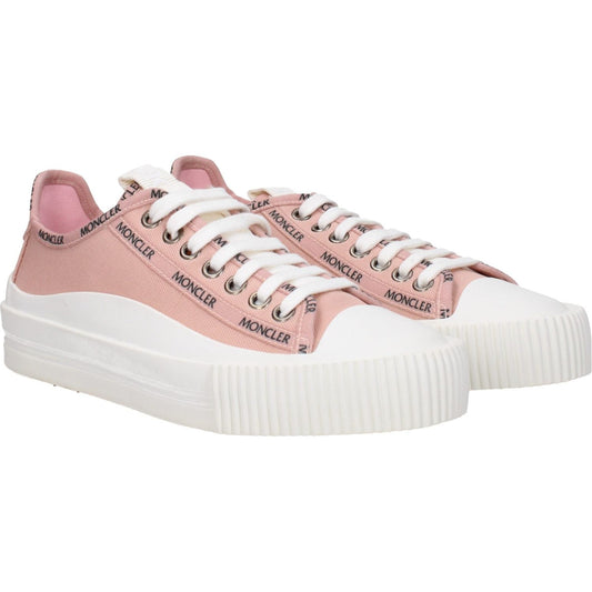 Moncler Pink Fabric Low Tops MO-8616468939017-EU35/US5