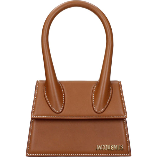 Jacquemus Brown Leather Handbags
