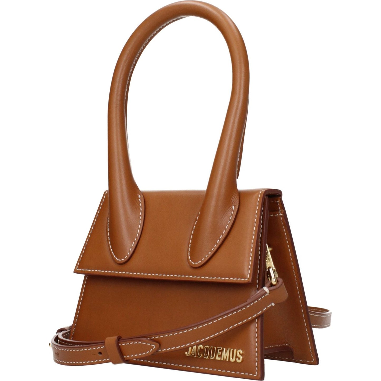 Jacquemus Brown Leather Handbags