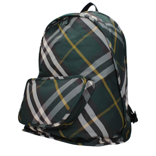 Burberry Green Fabric Backpacks BU9229806305545BT