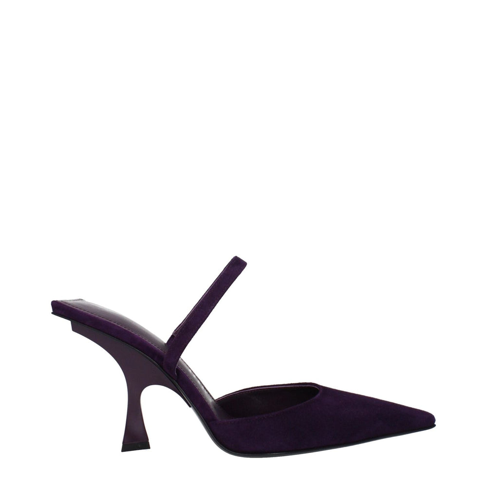The Attico Purple Leather Stiletto Heels Sandals TH-9304766251273-EU36/US6