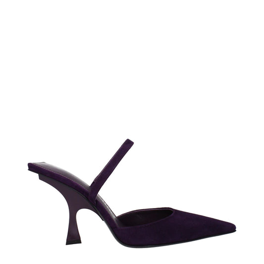 The Attico Purple Leather Stiletto Heels Sandals TH-9304766251273-EU36/US6