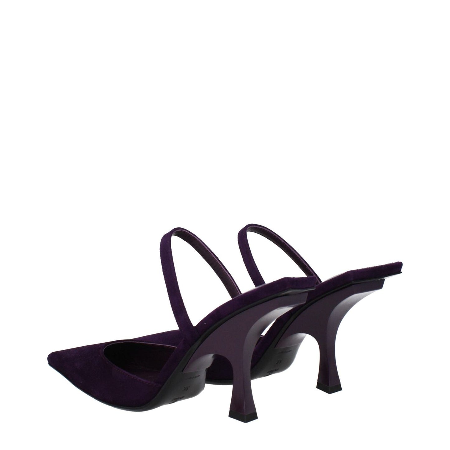 The Attico Purple Leather Stiletto Heels Sandals TH-9304766251273-EU36/US6