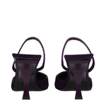 The Attico Purple Leather Stiletto Heels Sandals TH-9304766251273-EU36/US6