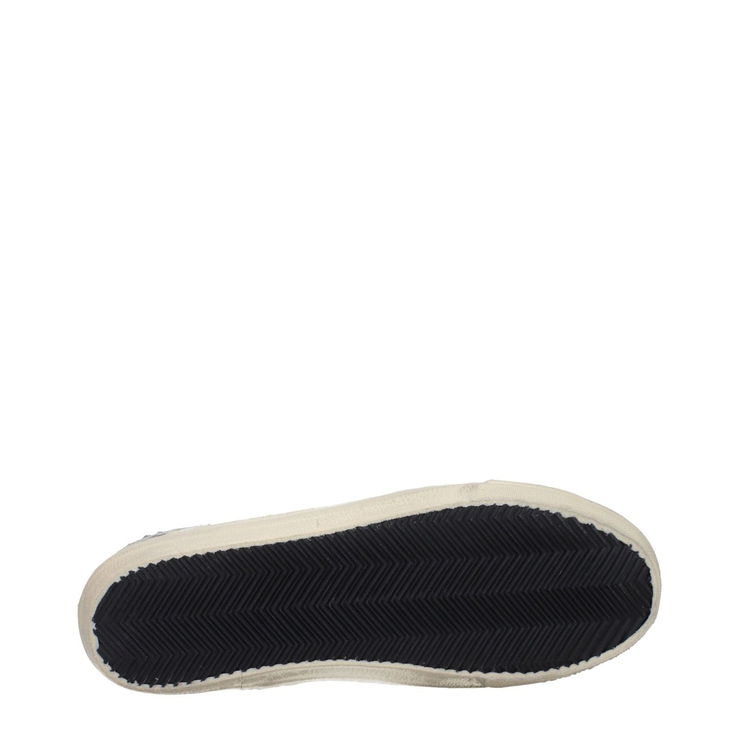 Bottom sole of Golden Goose White Leather High Top Sneakers showcasing tread pattern.