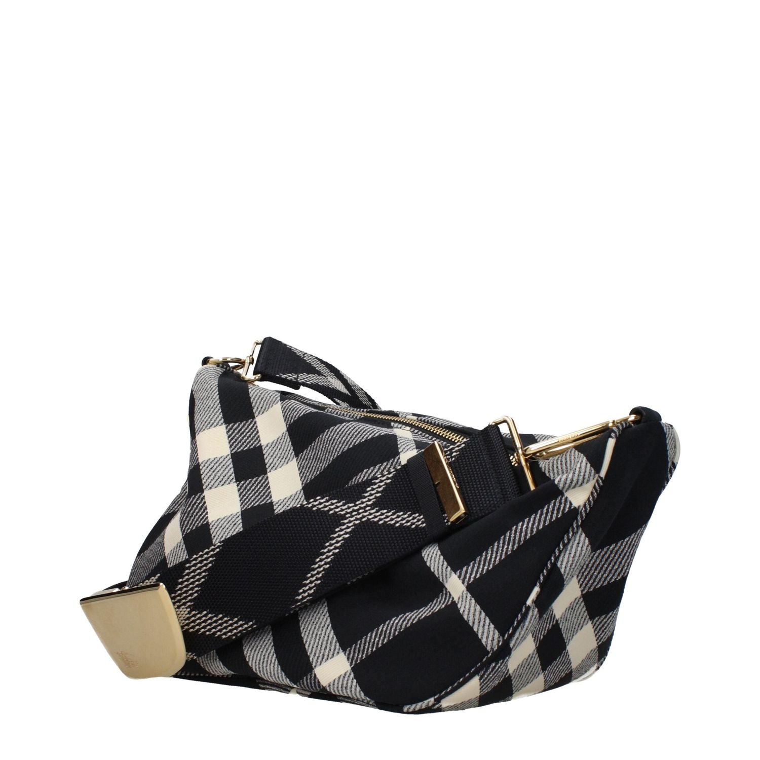 Front view with bag zipped and handles upright.