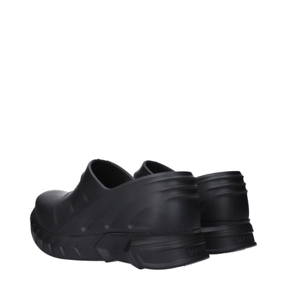 Givenchy Black Cotton Slippers with back logo, rubber sole, wedge heel, round toe, casual style, product code F82350.