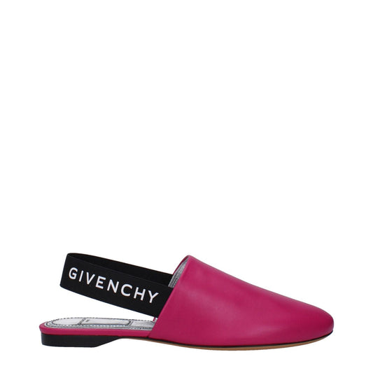 Givenchy Pink Leather Flat Sandals GI-9474463793417-EU35/US5