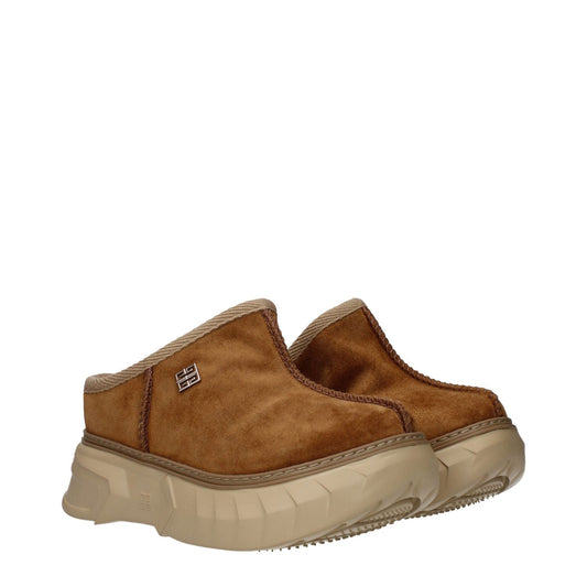 Givenchy Brown Leather Slippers Sandals GI-9482779885833-EU35/US5