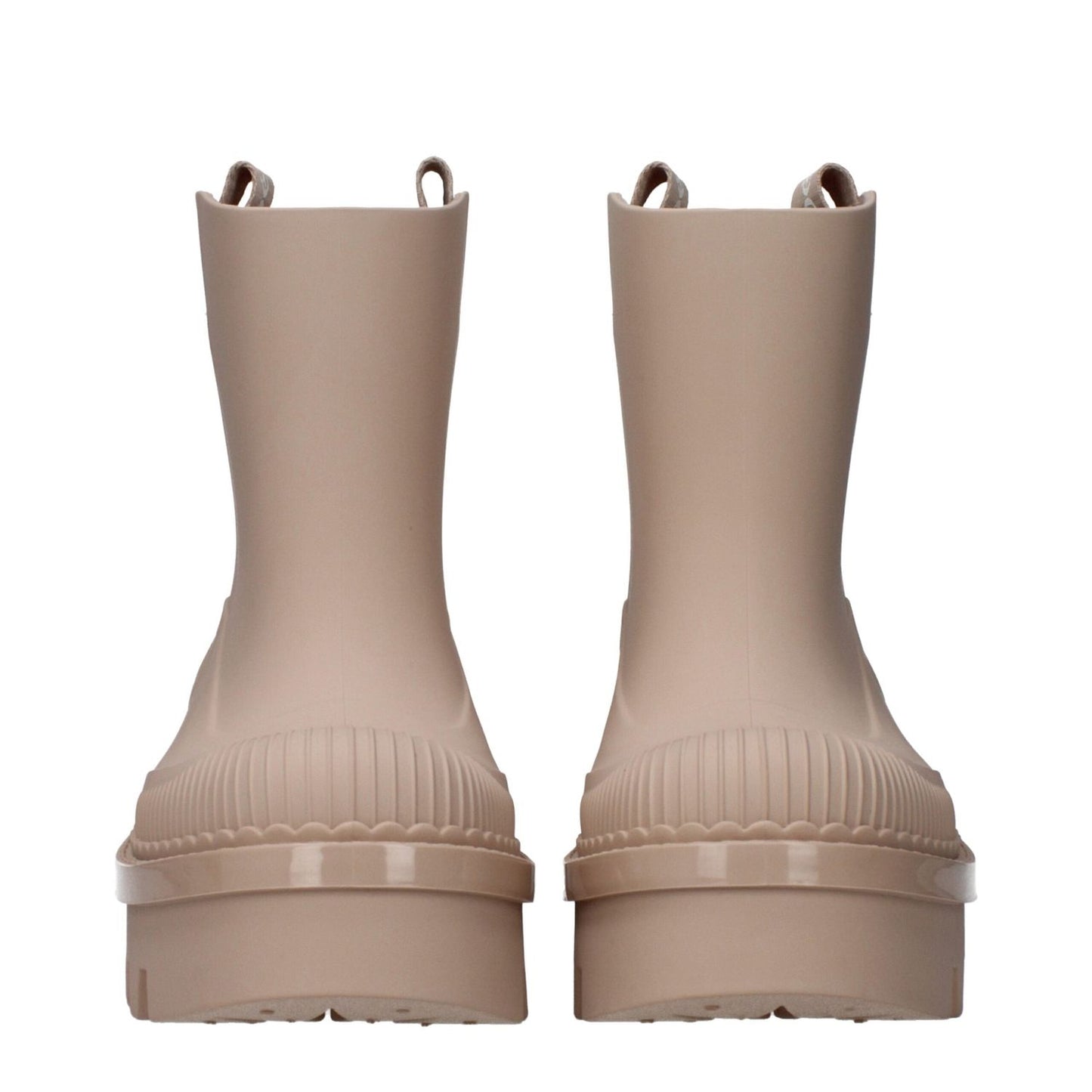 Chloé Pink Cotton Ankle Boots CH-9492840186121-EU37/US7