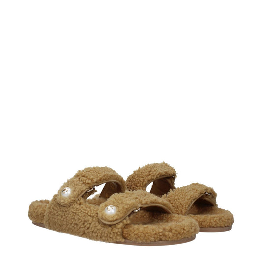 Jimmy Choo Brown Fabric Slippers Sandals JI-10018020819209-EU39/US9