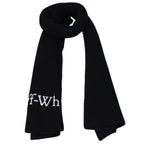 Off-White Black Wool Scarves OF14887507951881BT