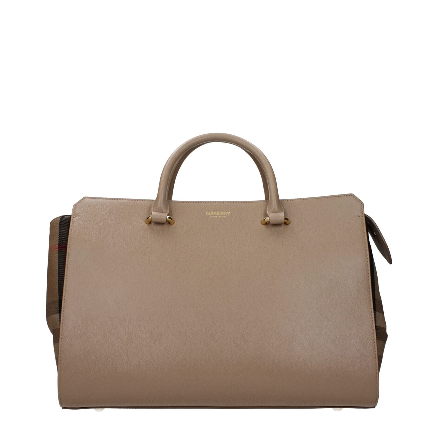 Front view with bag zipped and handles upright.