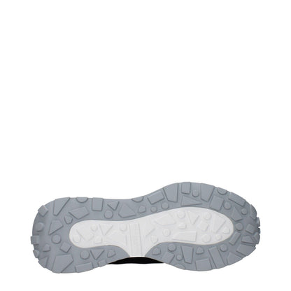 Philippe Model Black Fabric Athletic Sneakers sole detail with textured pattern.