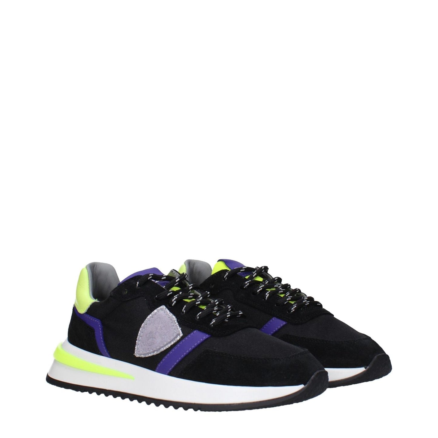 Philippe Model Black Fabric Athletic Sneakers PH-15093874229513-EU35/US5