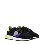 Philippe Model Black Fabric Athletic Sneakers PH-15093874229513-EU35/US5