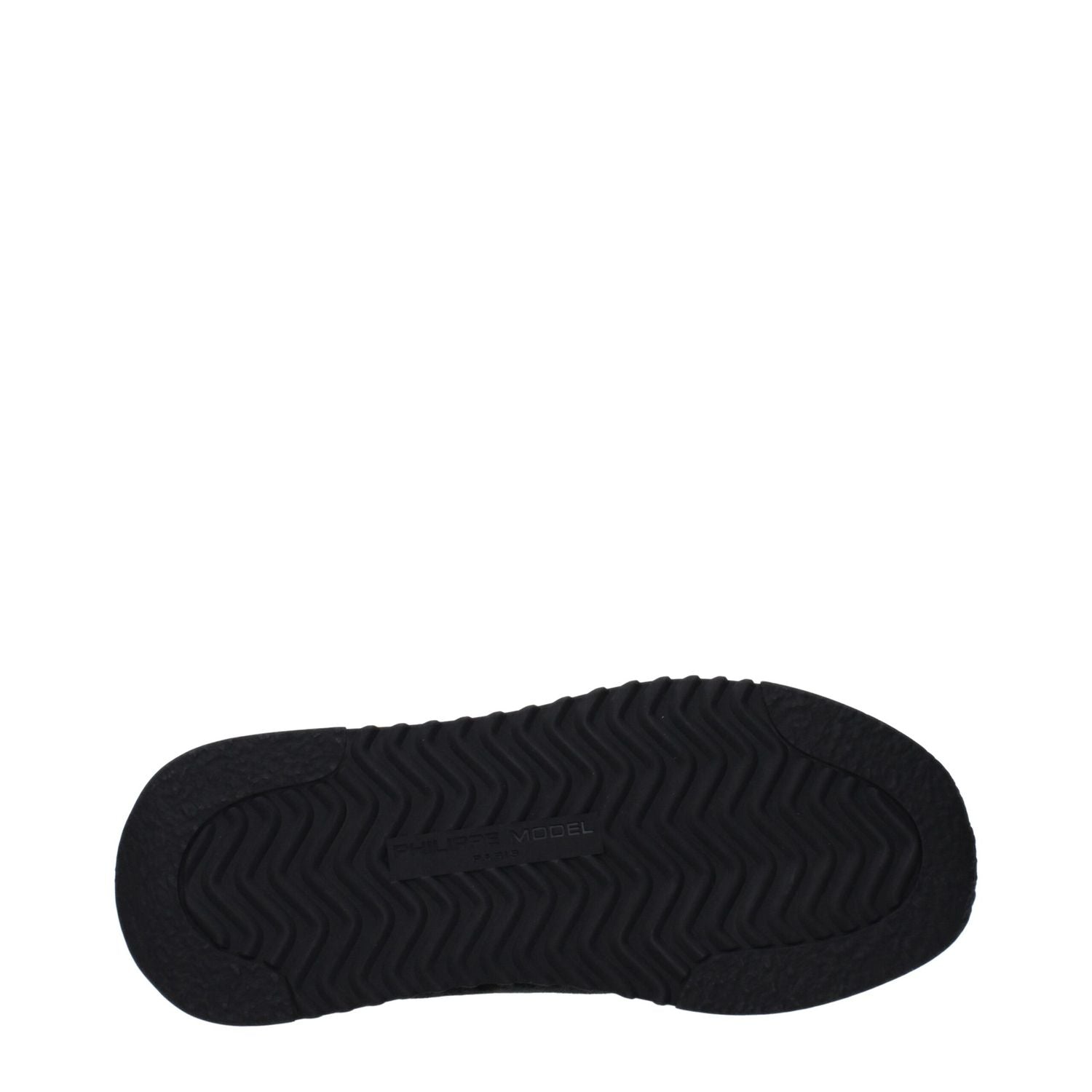 Philippe Model Blue Leather Athletic Sneakers