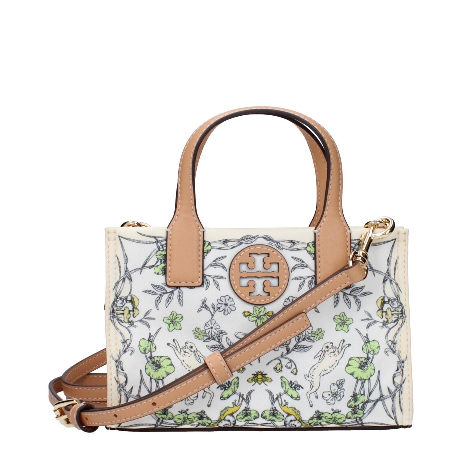 Front view with bag zipped and handles upright.