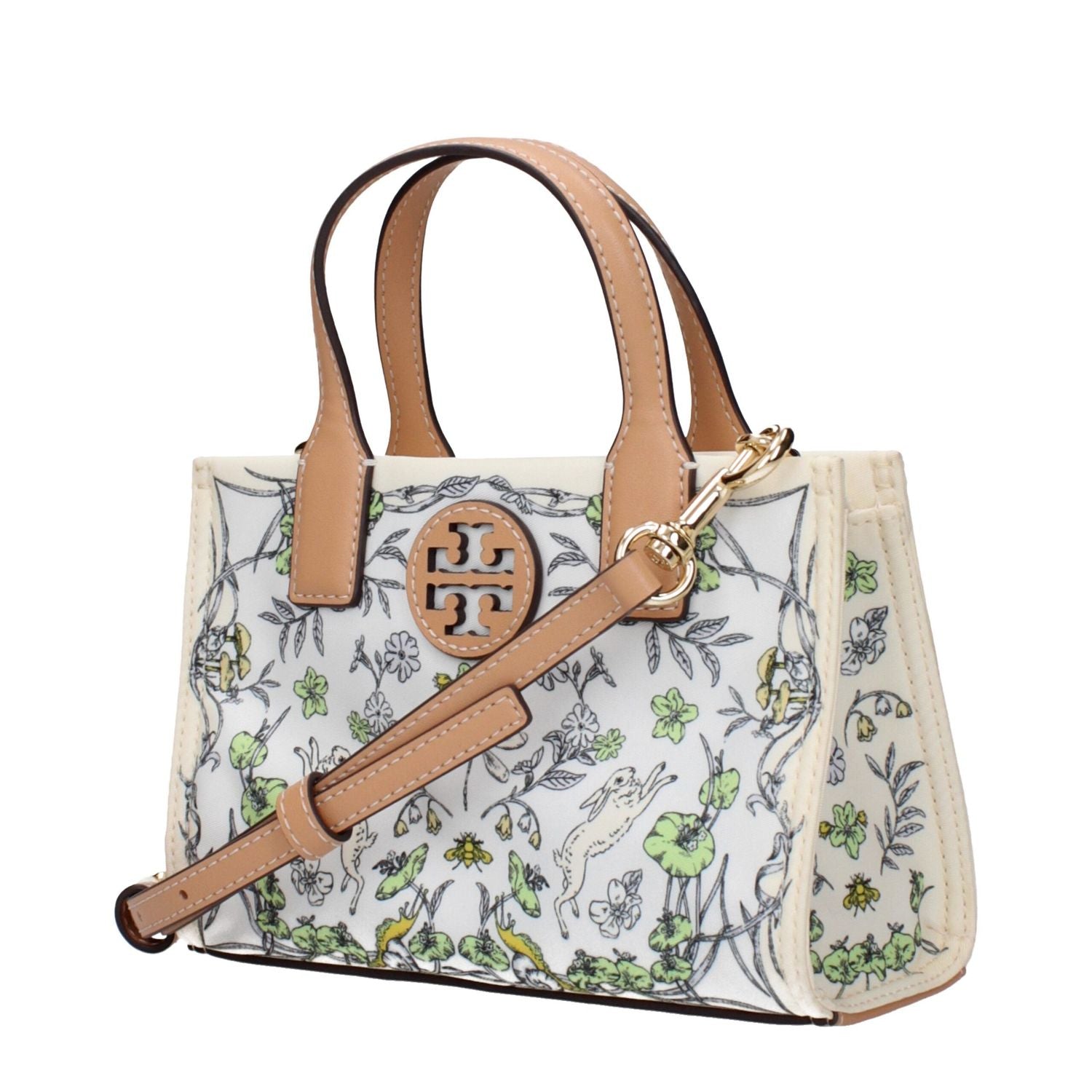 Front view with bag zipped and handles upright.