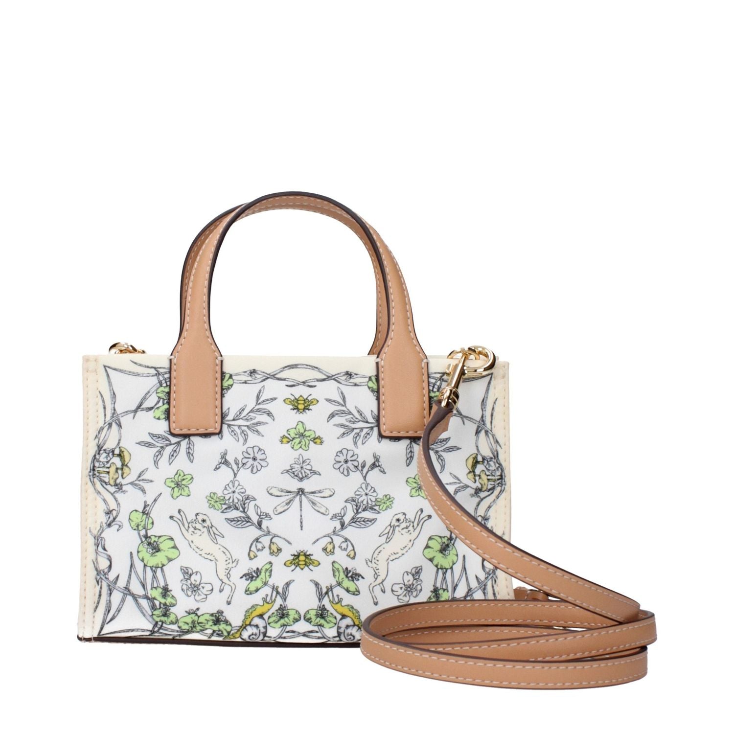 Front view with bag zipped and handles upright.