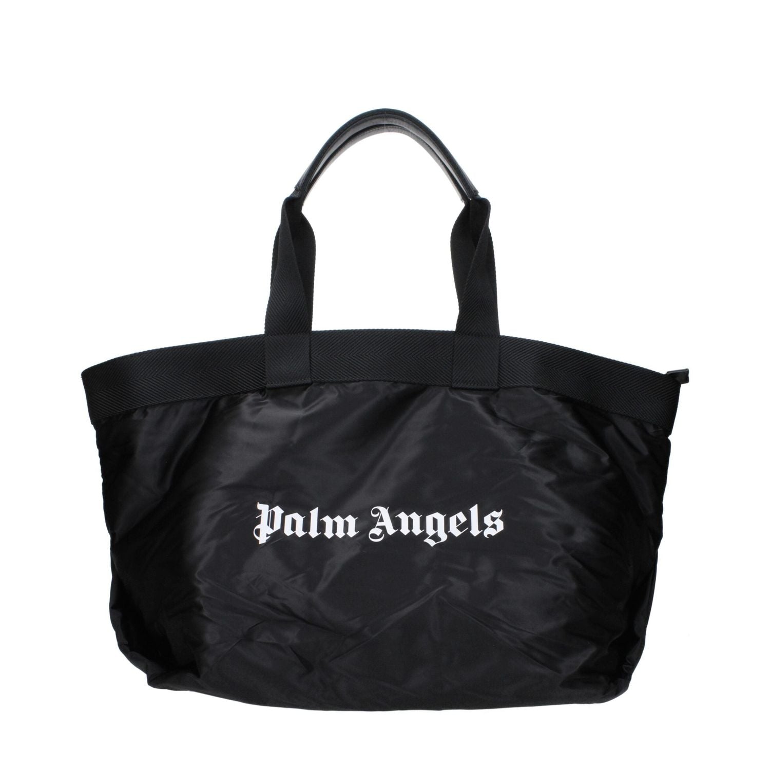 Front view with bag zipped and handles upright.