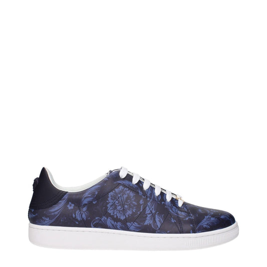 Versace Blue Leather Low Tops VE-15201419919625-EU40/US7