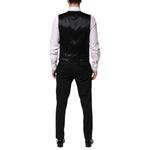 Dolce & Gabbana Black Wool 3 Piece Single Breasted Suit KOS2360-50