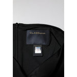 Roberto Cavalli Black Bodycon Short Sleeves Dress DR81811-46