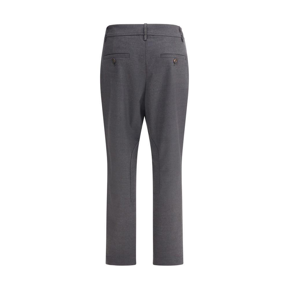 Brunello Cucinelli Virgin wool Pants BR-MG912P9029C870-IT42 | L