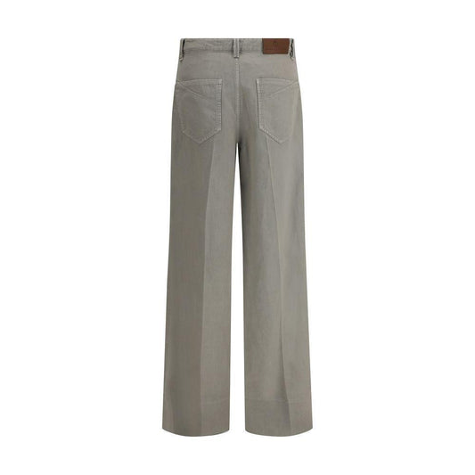 Brunello Cucinelli Wide-leg Jeans BR-ML996P5992C2874-IT44 | L