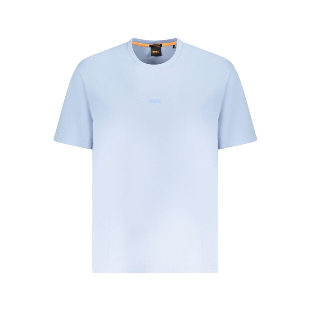 Hugo Boss Blue Cotton Men T-Shirt BO-39208-S