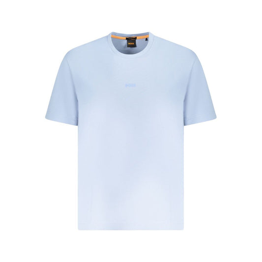 Hugo Boss Blue Cotton Men T-Shirt BO-39208-S