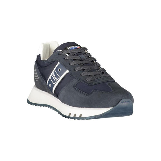 Blauer Blue Leather Men Sneaker