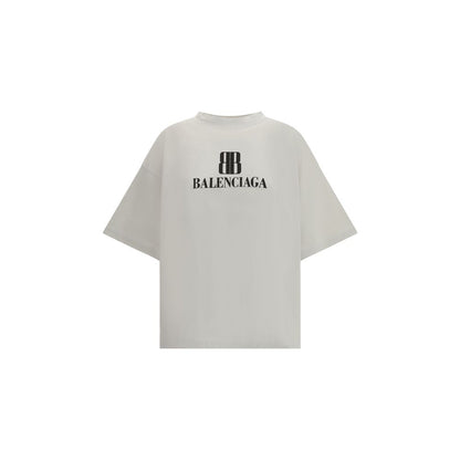 Balenciaga Gray Cotton T-Shirt