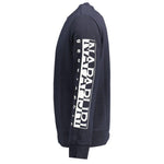 Napapijri Blue Cotton Sweater NA-14606-XXL