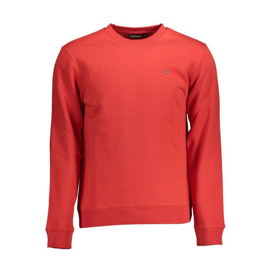 Napapijri Red Cotton Sweater NA-14616-S