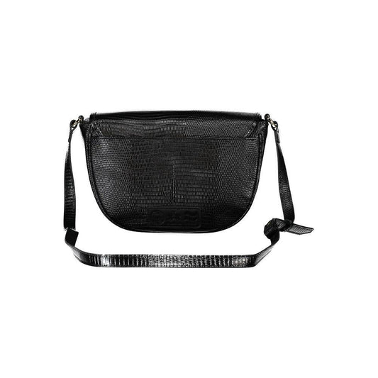 La Martina Black Polyethylene Handbag LA-20562