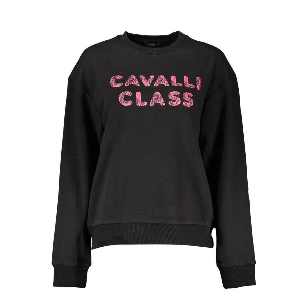Cavalli Class Black Cotton Sweater CA-21206-S