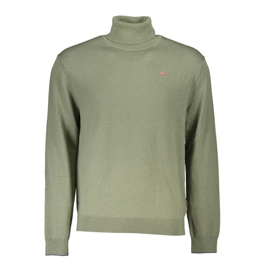 Napapijri Green Wool Sweater NA-21700-XXL