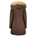 Woolrich Brown Cotton Jackets & Coat WO-24345-L