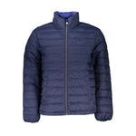 La Martina Blue Polyamide Jacket LA-27020-M