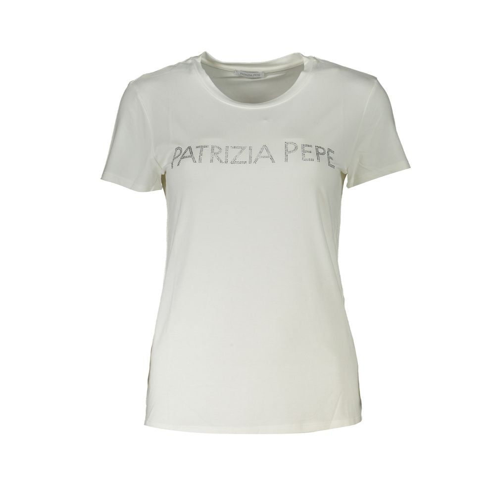 Patrizia Pepe White Elastane T-Shirt