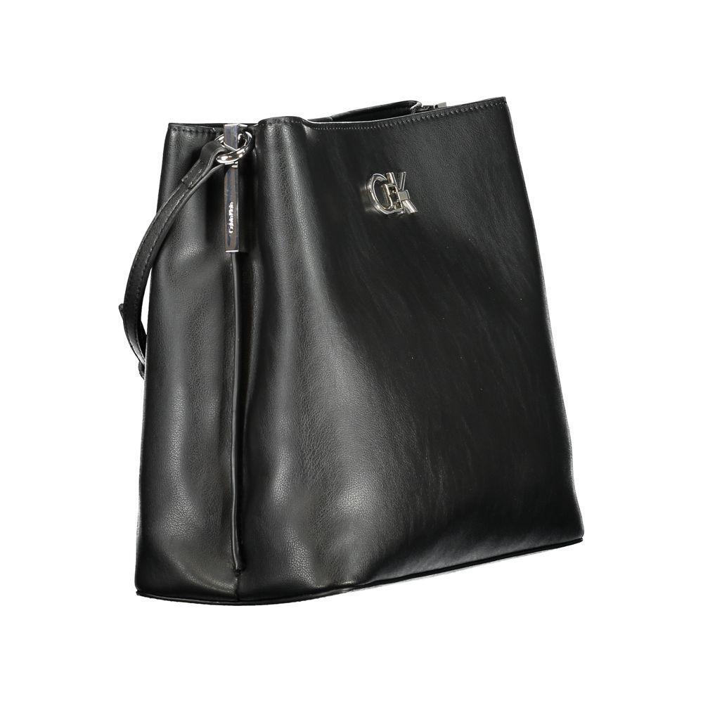 Front view with bag zipped and handles upright.