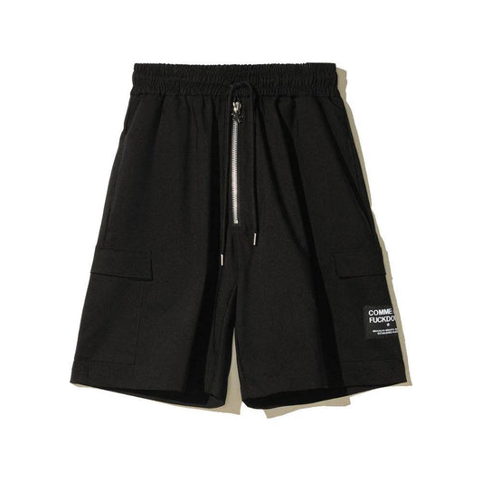 Comme Des Fuckdown Black Cotton Short CO-15826-L