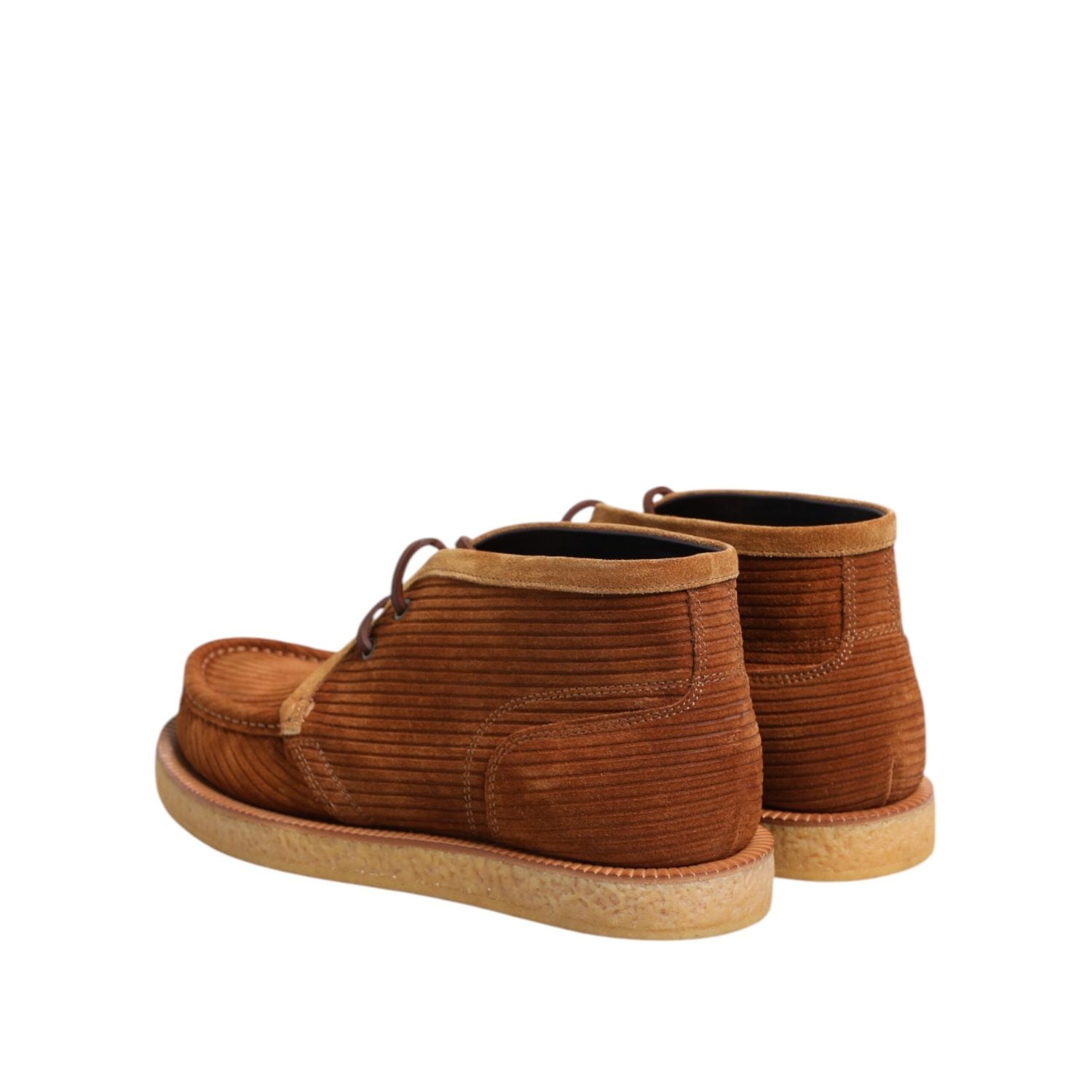 Dolce & Gabbana Brown Suede Nubuck Leather Desert Ankle Boots Shoes