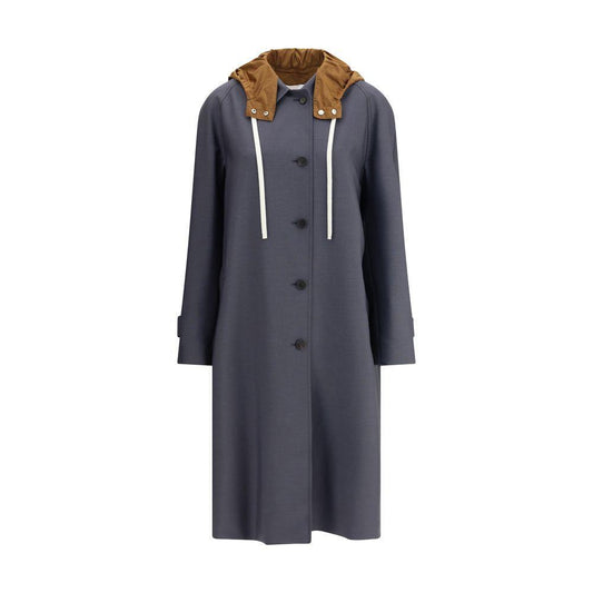 Miu Miu Hooded long Coat MI-MS2101SOOO17HVF045O-IT40 | M