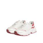Dolce & Gabbana White Pink Daymaster Low Top Sneakers Shoes LA12738-37