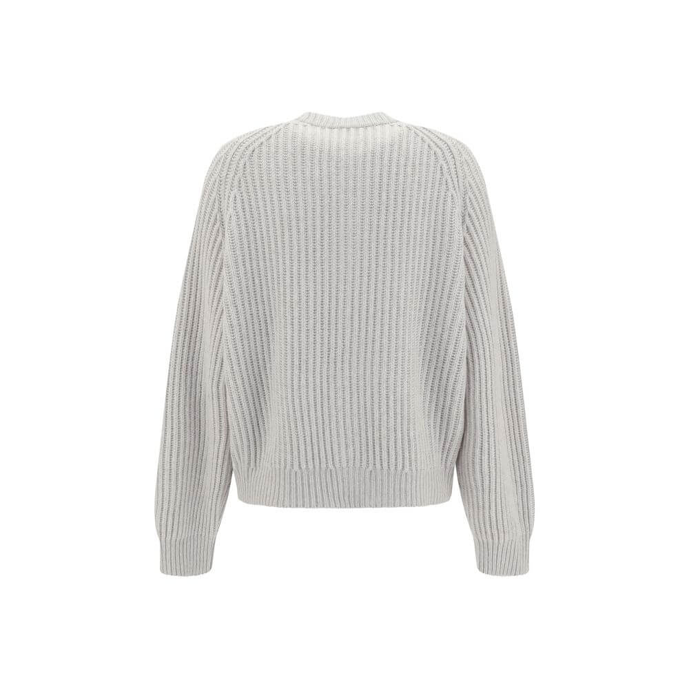 Brunello Cucinelli White Cashmere Cardigan