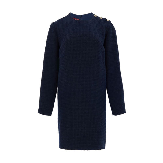 Gucci Navy Blue Wool Short GU-981920051582-IT46 | L